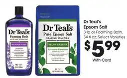 Kroger Dr teal's epsom salt offer