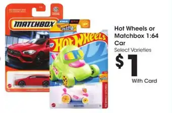 Kroger Hot wheels or matchbox offer