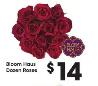 Kroger Bloom haus dozen roses offer