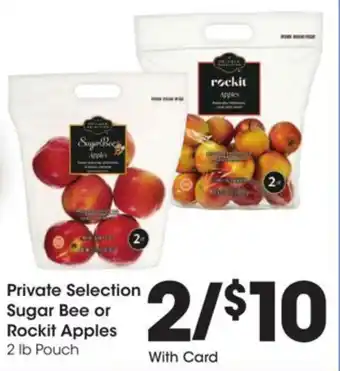 Kroger Private selection sugar bee or rockit apples offer