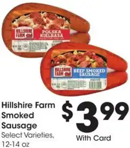 Kroger Hillshire farm smoked sausage offer