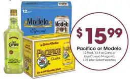 Kroger Pacifico or modelo offer