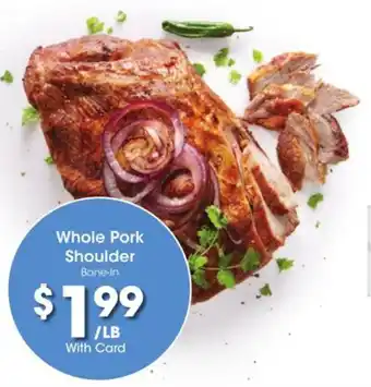 Kroger Whole pork shoulder offer