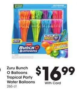Kroger Zuru bunch o balloons tropical party water balloons offer