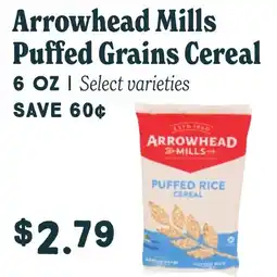 Market of Choice Arrowhead mills puffed grains cereal offer