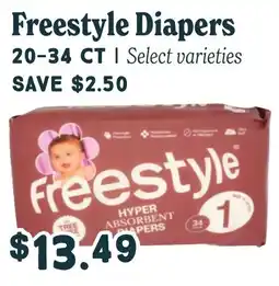 Market of Choice Freestyle diapers offer
