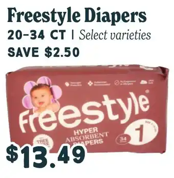 Market of Choice Freestyle diapers offer