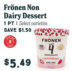 Market of Choice Frönen non dairy dessert offer