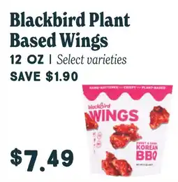 Market of Choice Blackbird plant based wings offer