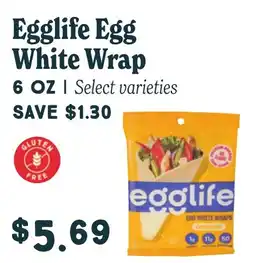 Market of Choice Egglife egg white wrap offer