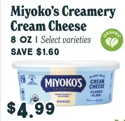 Market of Choice Miyoko's creamery cream cheese offer