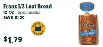 Market of Choice Franz 1/2 loaf bread offer