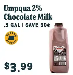 Market of Choice Umpqua 2% chocolate milk offer