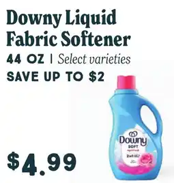 Market of Choice Downy liquid fabric softener offer