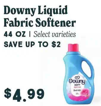 Market of Choice Downy liquid fabric softener offer