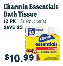 Market of Choice Charmin essentials bath tissue offer