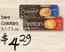 Gristedes Dare crackers offer