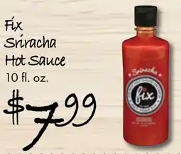 Gristedes Fix sriracha hot sauce offer