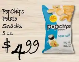 Gristedes Popchips potato snacks offer
