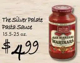 Gristedes The silver palate pasta sauce offer