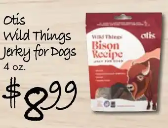Gristedes Otis wild things jerky for dogs offer