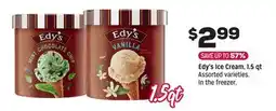 Grocery Outlet Edy's Ice Cream, 1.5 qt offer