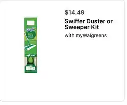 Walgreens Swiffer Duster or Sweeper Kit offer