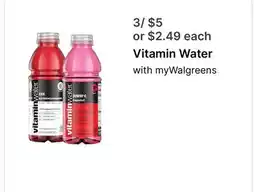 Walgreens Vitamin Water offer