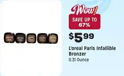 Grocery Outlet Infallible Bronzer offer