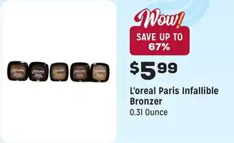 Grocery Outlet Infallible Bronzer offer
