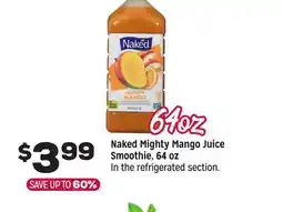 Grocery Outlet Naked Mighty Mango Juice Smoothie offer