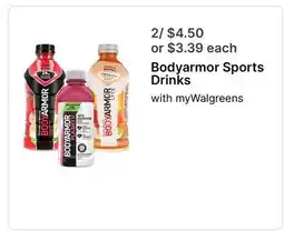 Walgreens Bodyarmor Sports Drinks offer