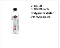 Walgreens Bodyarmor Water offer
