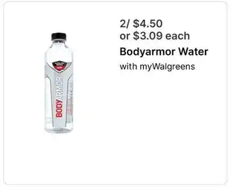 Walgreens Bodyarmor Water offer