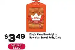 Grocery Outlet King's Hawaiian Original Hawaiian Sweet Rolls offer