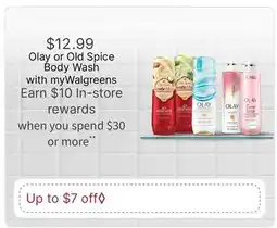Walgreens Olay or Old Spice Body Wash offer