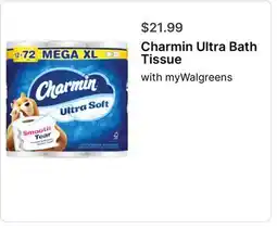 Walgreens Charmin Ultra Bath Tissue offer