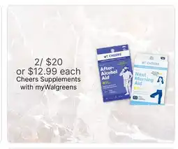 Walgreens Cheers Supplements offer