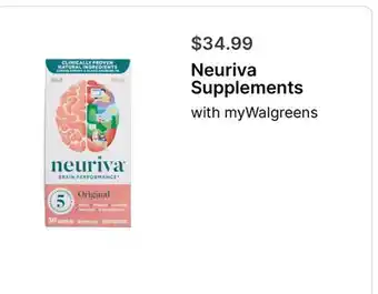 Walgreens Neuriva Supplements offer