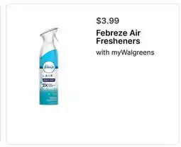 Walgreens Febreze Air Fresheners offer