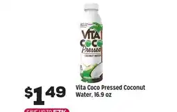 Grocery Outlet Vita Coco Pressed Coconut Water, 16.9 oz offer