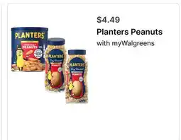 Walgreens Planters Peanuts offer