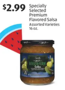 Aldi Specially Selected Premium Flavored Salsa offer