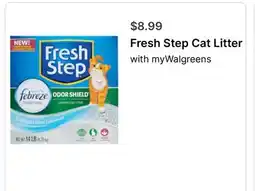Walgreens Fresh Step Cat Litter offer