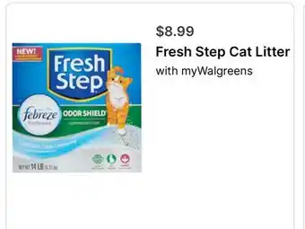Walgreens Fresh Step Cat Litter offer