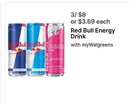 Walgreens Red Bull Energy Drink offer