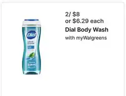 Walgreens Dial Body Wash offer