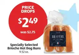 Aldi Specially Selected Brioche Hot Dog Buns offer