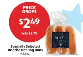 Aldi Specially Selected Brioche Hot Dog Buns offer