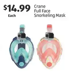 Aldi Crane Full Face Snorkeling Mask offer